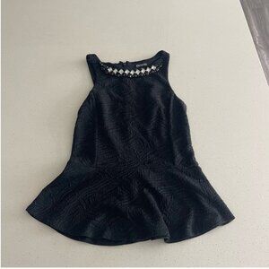 Express Gem Collar Top